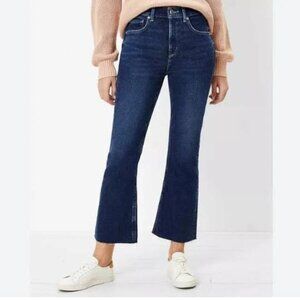 LOFT Dark Blue Cropped Ankle Jeans